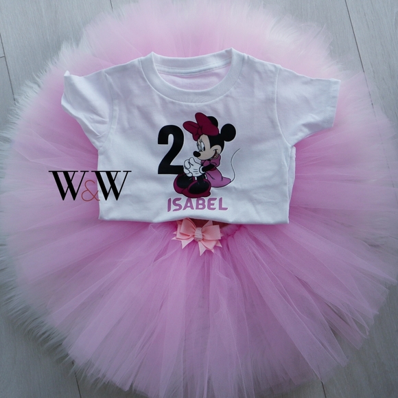 Birthday tutu with onesie or tshirt - Picture 8 of 13